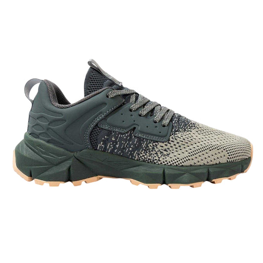 Navy-Grey - Front - Donnay Childrens-Kids Knitted Trainers