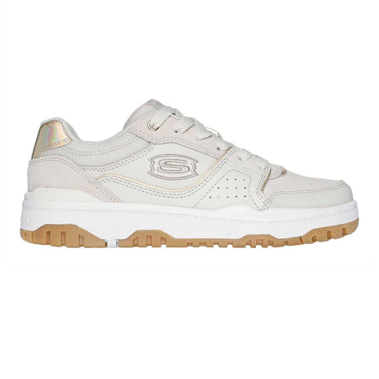 Natural - Front - Skechers Childrens-Kids SKX-228 Low Cut Trainers