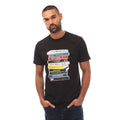 Black - Front - Weekend Offender Mens Cassettes T-Shirt