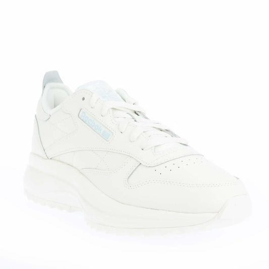 Chalk - Front - Reebok Womens-Ladies Classic SP Extra Leather Trainers