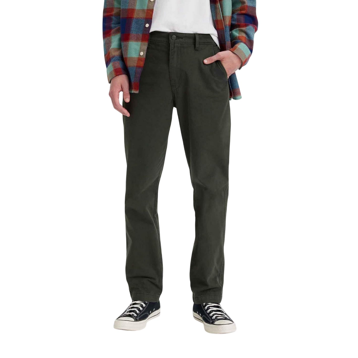 Black - Pack Shot - Levis Mens Authentic Straight Chinos