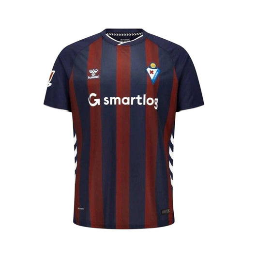 Blue - Front - Hummel Unisex Adult 2025-2026 SD Eibar Home Shirt