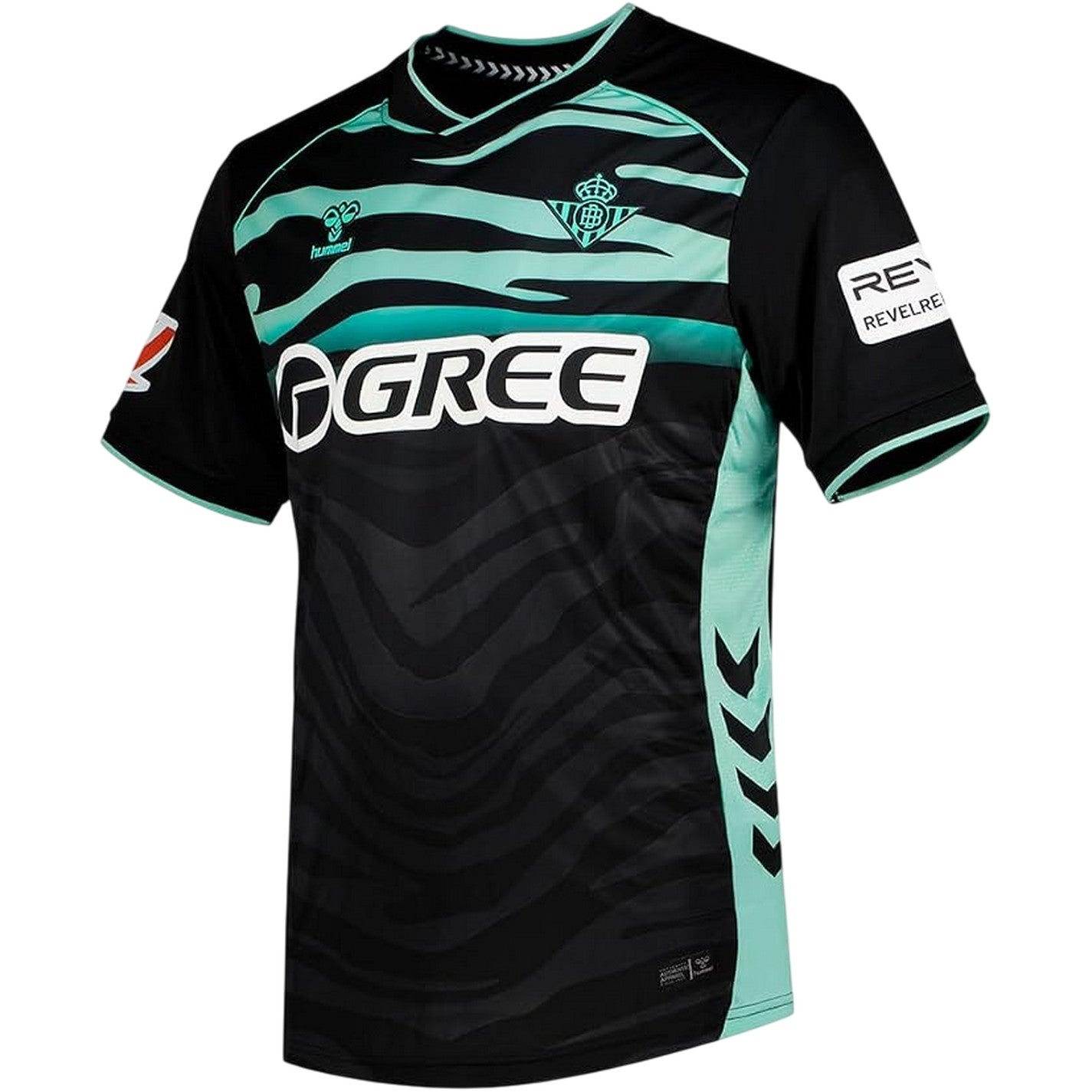Black - Side - Hummel Unisex Adult 2025-2026 Real Betis Football Shirt