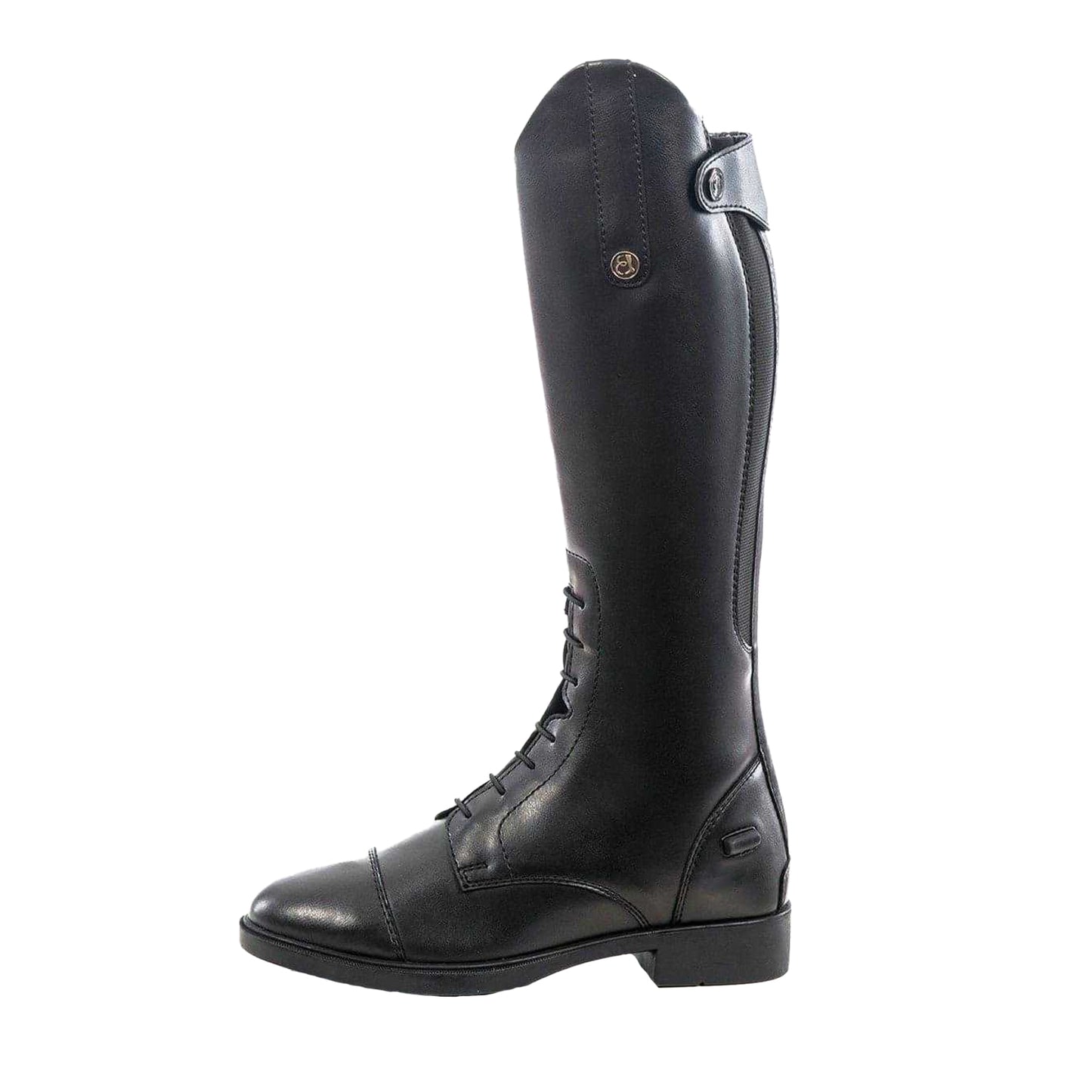 Black - Back - Brogini Childrens-Kids Albareto Piccino Long Riding Boots