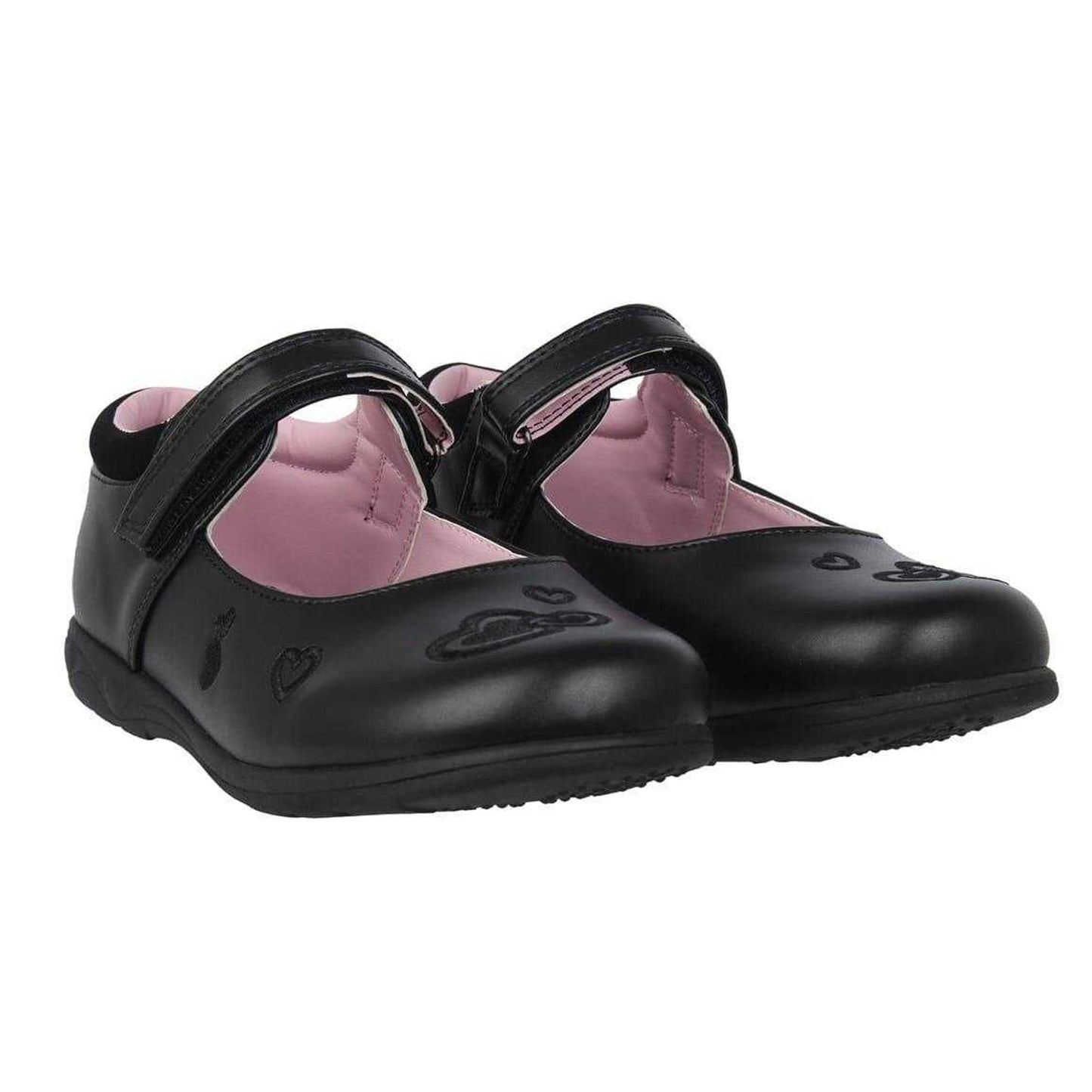Black - Pack Shot - Miso Girls Suede Mary Janes