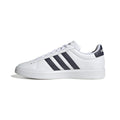 White-Black - Pack Shot - Adidas Mens Grand Court 2.0 Trainers