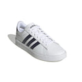 White-Black - Close up - Adidas Mens Grand Court 2.0 Trainers