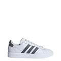 Grey-White - Back - Adidas Mens Grand Court 2.0 Trainers