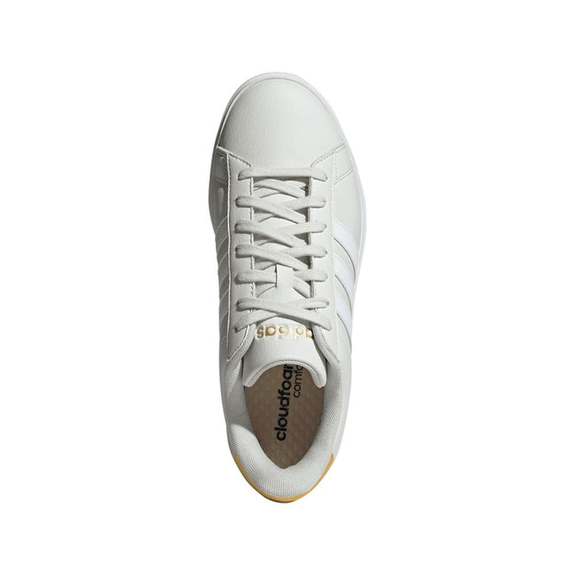 Grey - Side - Adidas Mens Grand Court 2.0 Trainers