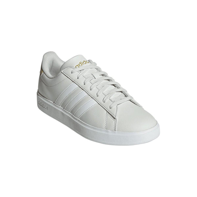 Grey - Close up - Adidas Mens Grand Court 2.0 Trainers