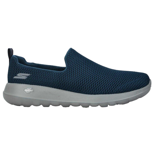 Navy - Front - Skechers Mens Go Walk Slip-In Flat Walking Shoes