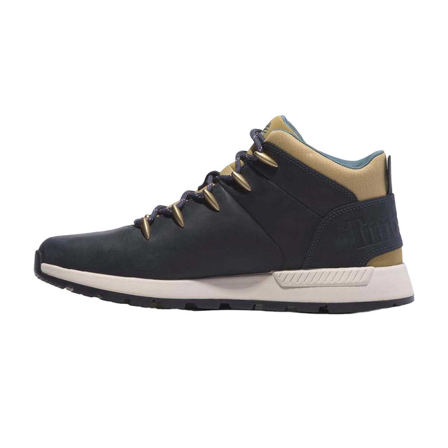 Blue - Lifestyle - Timberland Mens Sprint Trekker Leather Lace Up Mid Boots
