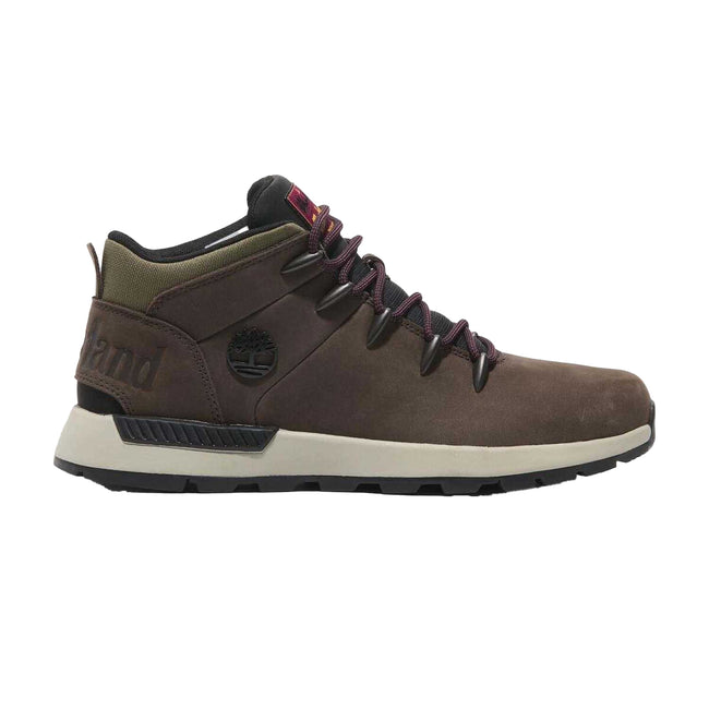 Brown - Lifestyle - Timberland Mens Sprint Trekker Leather Lace Up Mid Boots