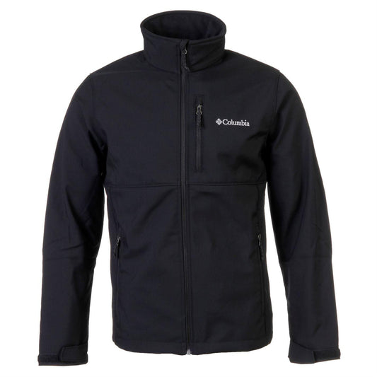 Black - Front - Columbia Mens Ascender Water Resistant Soft Shell Jacket