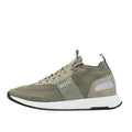 Dark Green - Side - Boss Mens Titanium Suede Panel Running Trainers