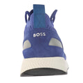 Bright Blue - Back - Boss Mens Titanium Suede Panel Running Trainers