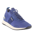 Bright Blue - Front - Boss Mens Titanium Suede Panel Running Trainers