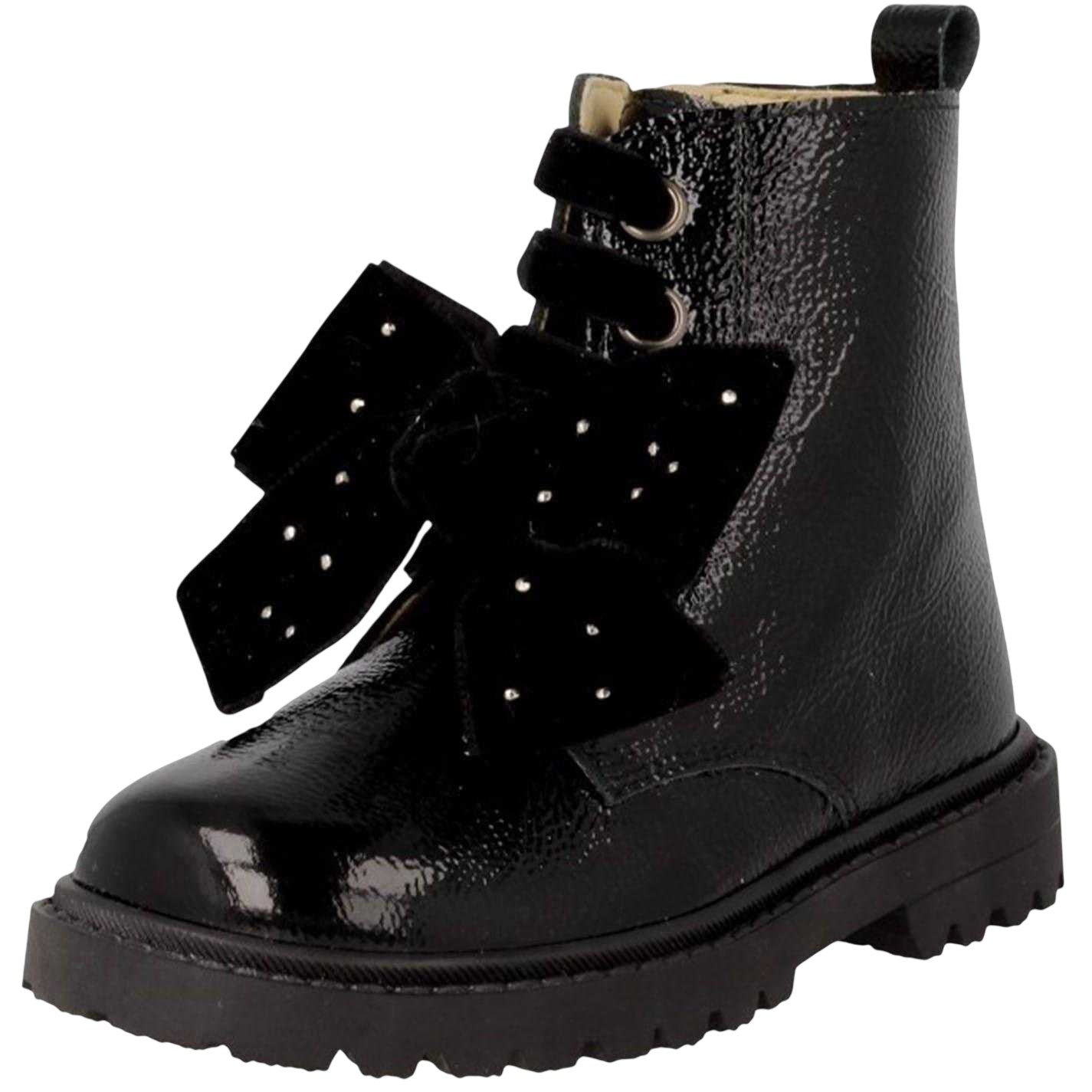Black - Back - Andanines Girls Ankle Boots