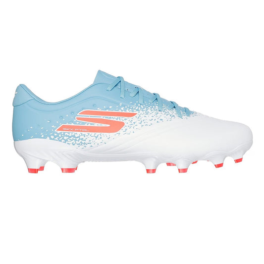 White-Blue - Front - Skechers Unisex Adult Firm Ground Football Boots