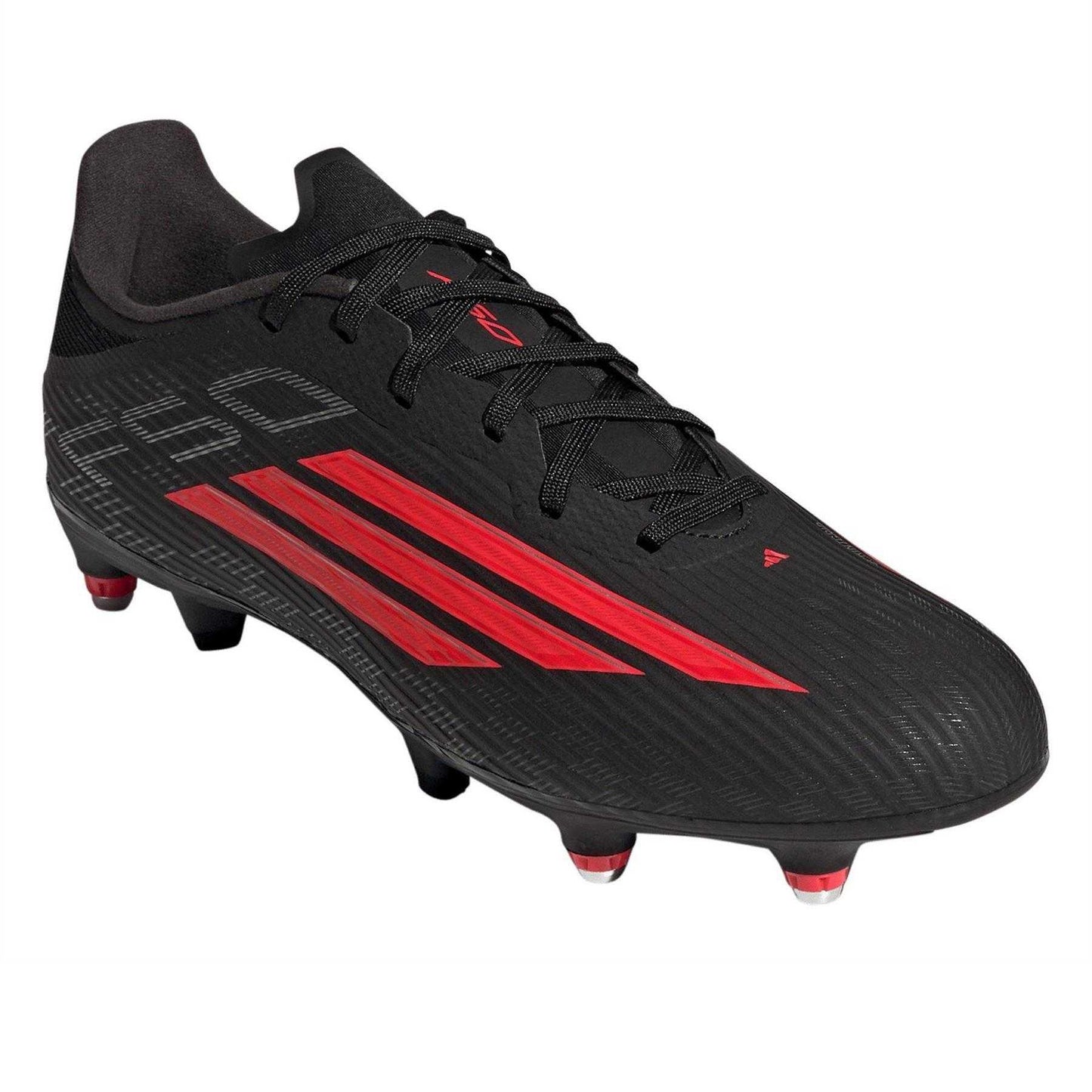 Black-Red - Pack Shot - Adidas Mens Soft Ground Football Boots