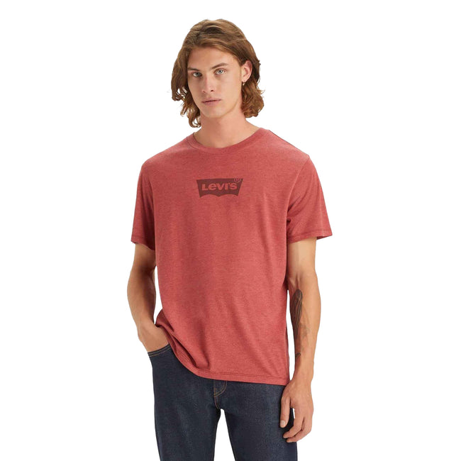 Red - Side - Levis Mens Batwing Logo Logo T-Shirt