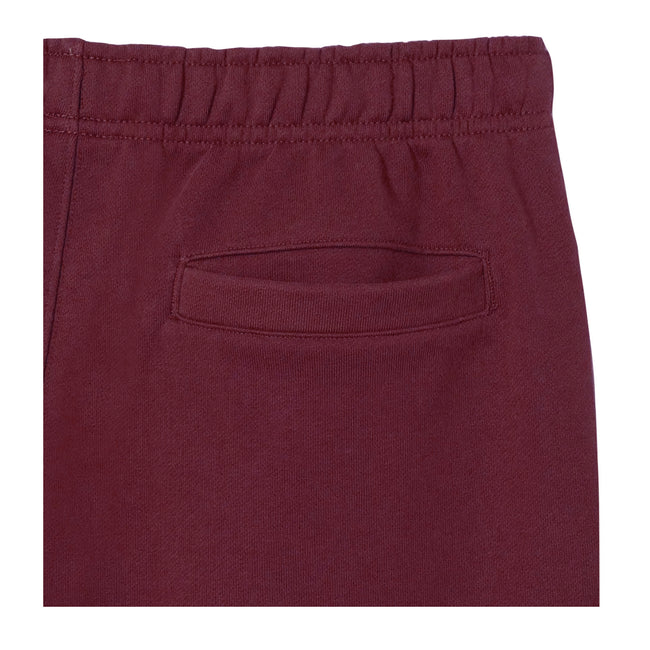 Red - Side - Lacoste Mens Roland Garro Edition Fleece Tennis Shorts