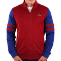 Red - Lifestyle - Lacoste Mens Zip Interlock Stretch Track Jacket