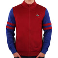 Red - Pack Shot - Lacoste Mens Zip Interlock Stretch Track Jacket