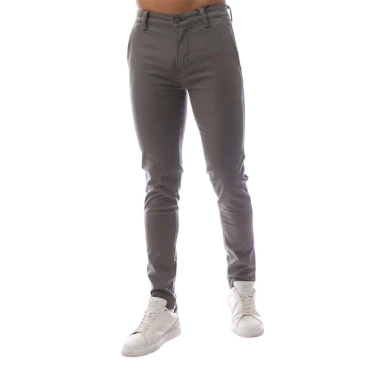 Pewter Grey - Front - Levis Mens Skinny Chinos