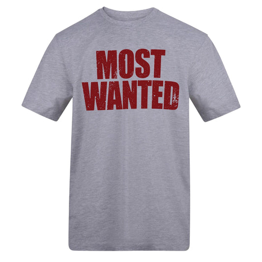 Grey - Front - AWD Unisex Adult Most Wanted T-Shirt