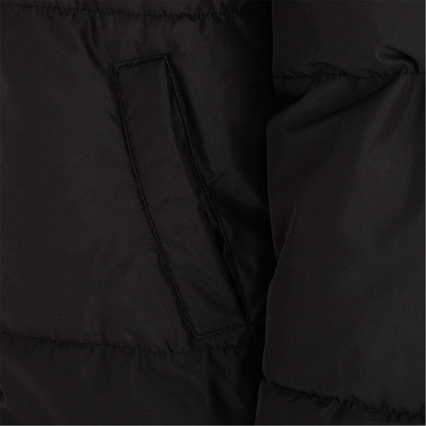 Black - Pack Shot - Firetrap Womens-Ladies Long Padded Jacket