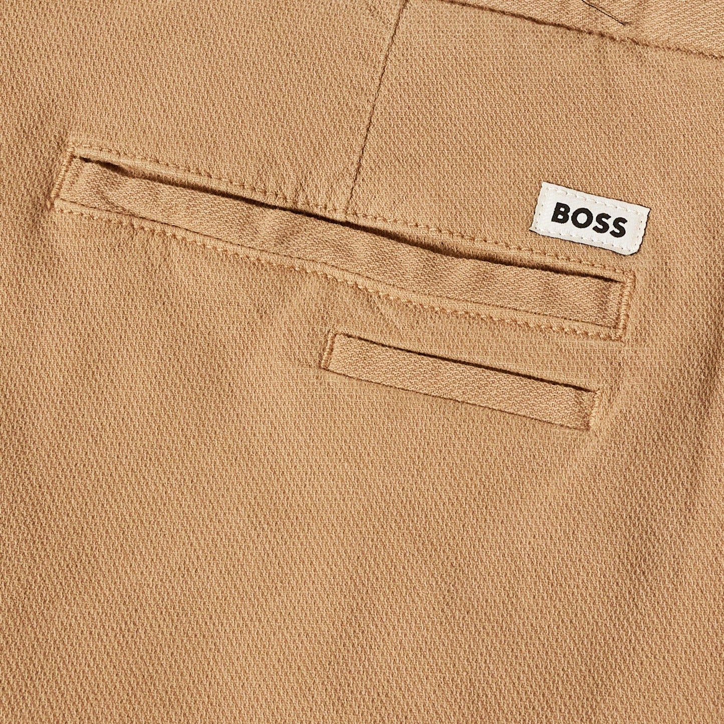 Medium Beige - Side - Boss Mens Kaiton Tailored Trousers