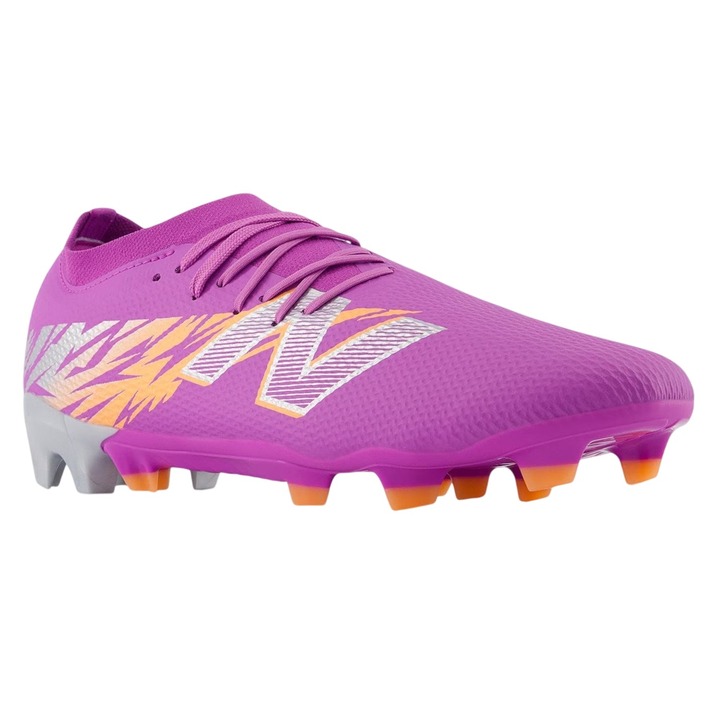 Purple-Orange - Lifestyle - New Balance Unisex Adult Furon Team V8 Firm Ground Football Boots
