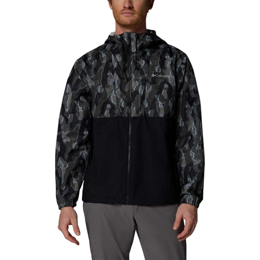 Black Print - Front - Columbia Mens Softshell Water Repellent Soft Shell Jacket
