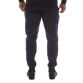 Navy - Back - Puma Mens Logo Cuffed Ankle Jogging Bottoms