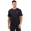 Navy - Front - Puma Mens Small Logo T-Shirt