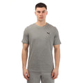 Grey - Front - Puma Mens Small Logo T-Shirt