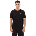 Black - Front - Puma Mens Small Logo T-Shirt