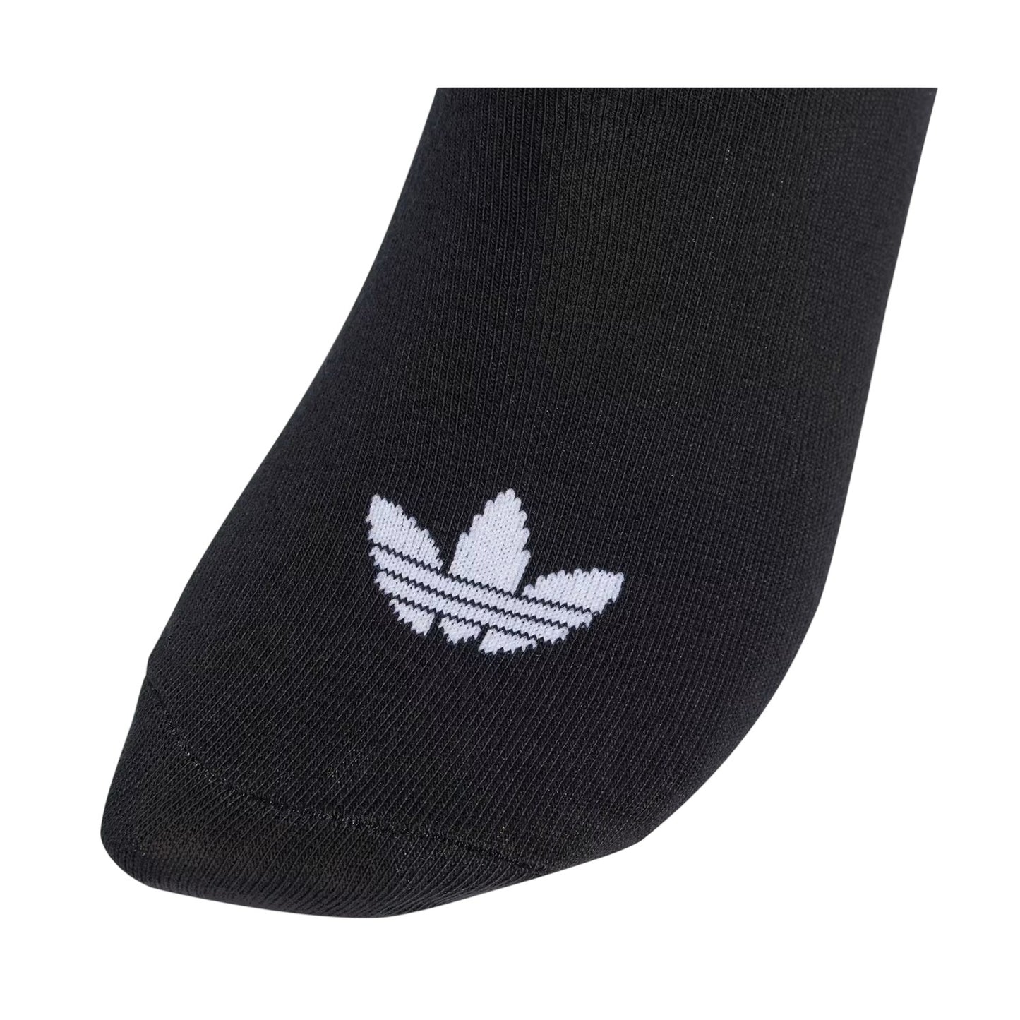 Black - Back - Adidas Childrens-Kids Trefoil Liner Socks (Pack of 6)