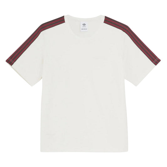 Off White - Front - Adidas Womens-Ladies Regular Crop T-Shirt