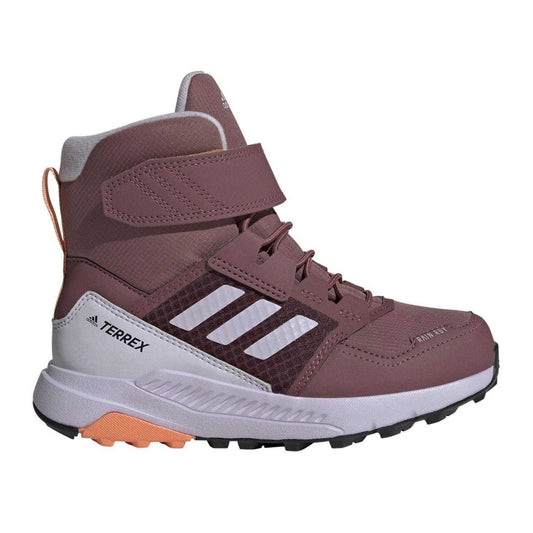 Red - Front - Adidas Childrens-Kids Terrex Trailmaker Leather Walking Walking Shoes