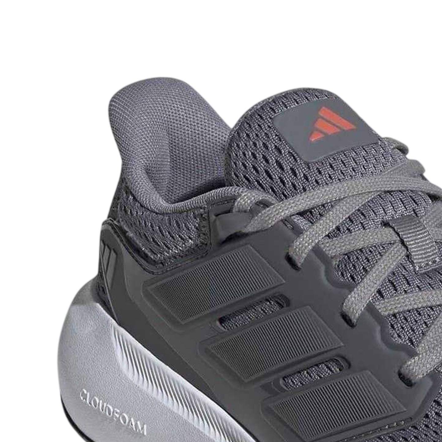 Grey-Red - Lifestyle - Adidas Childrens-Kids Ultimashow Cloudfoam Running Shoes