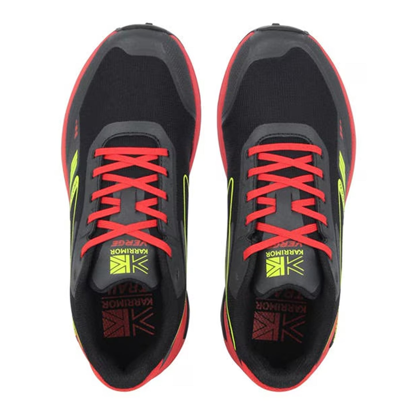 Black-Red - Lifestyle - Karrimor Childrens-Kids Verge Trail Ortholite Shoes