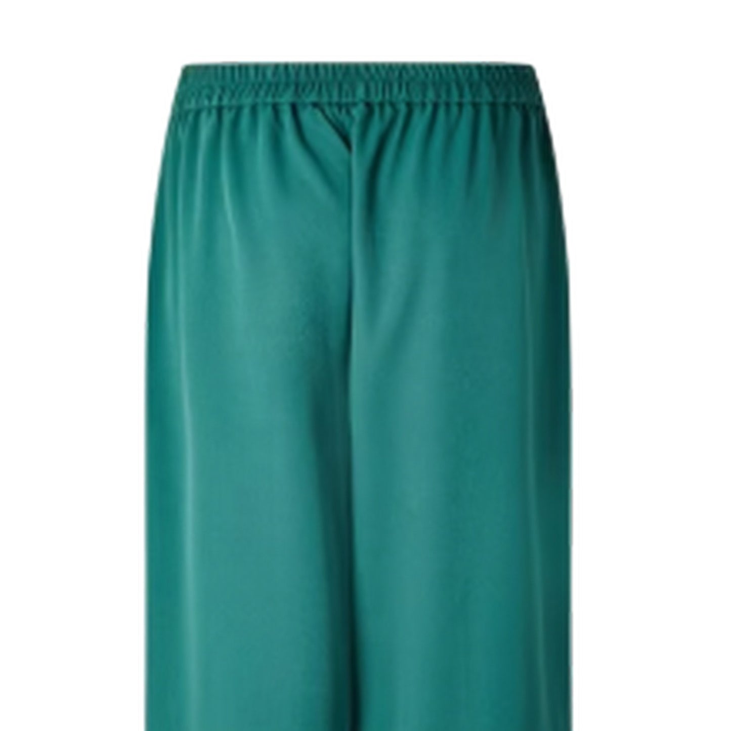 Trek Green - Lifestyle - Pieces Womens-Ladies Elasticated Wide Leg Trousers