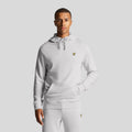 White - Front - Lyle & Scott Mens Pull Over Hoodie