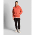Pink - Back - Lyle & Scott Mens Pull Over Hoodie