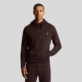 Brown - Front - Lyle & Scott Mens Pull Over Hoodie