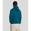 Navy - Side - Lyle & Scott Mens Pull Over Hoodie