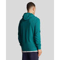 Green - Back - Lyle & Scott Mens Pull Over Hoodie