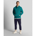 Green - Side - Lyle & Scott Mens Pull Over Hoodie